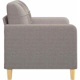  Dvosjed od tkanine smeđesivi 120 cm | shoptok.hr