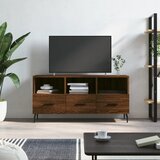 vidaXL TV omarica rjavi hrast 102x36x50 cm inženirski les Cene