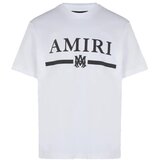 Amiri Majice s kratkimi rokavi M.A BAR TEE WHITE Bela Cene