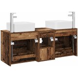  Set ormarića za kupaonicu 3 kom. Staro drvo 49,5 x 41 x 63 cm | shoptok.hr