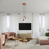 Sollux Obesna svetilka HALO 3P mocha, (5000352278) | Shoptok.si
