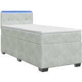  s box springom, madracem i LED-om Svjetlosiva Jjedan | shoptok.hr