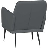  Fotelj siv 61x78x80 cm umetno usnje, (20929534) | Shoptok.si