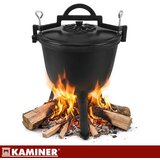 Kaminer emajlirani kotao od lijevanog željeza 8 l s poklopcem Slike