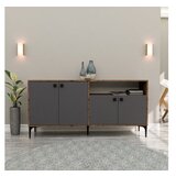 Hanah home artemis 1644 walnutanthracite console | ePonuda.com