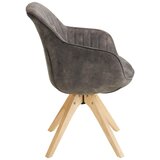 Mömax naslanjač relax, rjava, žamet | Shoptok.si