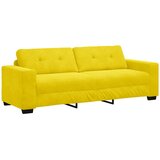  Set sofe 3 pcs Žuta 221 x 80 x 80 cm Baršun | shoptok.hr