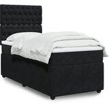 Box spring krevet s madracem crni 90x200 cm baršunasti | shoptok.hr