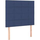  Krevet s oprugama i madracem plavi 100 x 200 cm od tkanine | shoptok.hr