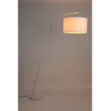 White Label Bela stoječa svetilka s tekstilnim senčilom (višina 220 cm) Martine – | Shoptok.si