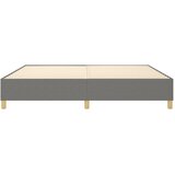  Okvir za krevet s oprugom tamnosivi 140 x 190 cm od tkanine | Eponuda.com