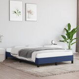 Maison Chic Posteljni okvir - Dvoposteljna postelja - Zakonska postelja brez vzmetnice modra 120x200 cm tkanina-J12297, (21767968) | Shoptok.si