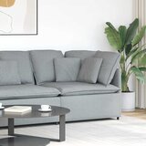  Modularna sofa Kutni modul s jastucima svijetlo siva 100 cm Cijene