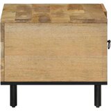 vidaXL Klubska mizica 80x50x40 cm trden mangov les | Shoptok.si