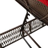 Ležaljka s jastukom, smeđa, poli ratan | shoptok.hr