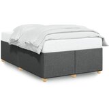 Furnova Posteljni okvir brez vzmetnice temno siva 120x190 cm blago, (21940494) | Shoptok.si