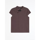 Sinsay Pamučna bluza s ukrasnim prorezom na izrezu | shoptok.hr