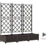  Vrtna saksija 3 pcs Smeđa 120 x 40 x 126 cm Plastika | Eponuda.ba