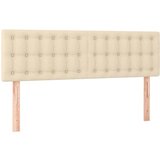  Krevet s oprugama i madracem krem 140x200 cm od tkanine | shoptok.hr