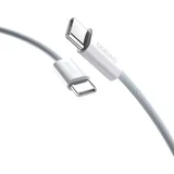 Kabel za punjenje L6C USB - C / USB - C PD 30W 1m - Bijela