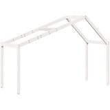 Krov za dječji krevet bijeli 213x95,5x144,5 cm masivna borovina | shoptok.hr