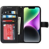 INORCO Za iPhone 14 Plus PU usnjena torbica za denarnico s stojalom R61 Teksturni ovitek za telefon s posekanim šivom, (22036130) | Shoptok.si