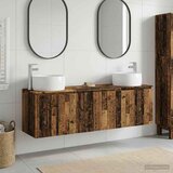 Set ormarića za kupaonicu 3 kom. Staro drvo 49,5 x 44,5 x 66 cm | shoptok.hr