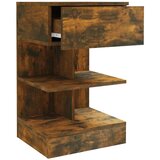  Noćni ormarići 2 kom boja dimljenog hrasta 40x35x65 cm drveni | Eponuda.com
