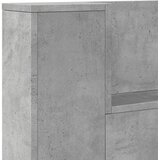  Uzglavlje Betonski sivi 160 x 16,5 x 103,5 cm Konstruirano drvo | shoptok.hr