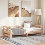  Dnevni krevet na izvlačenje 2 x (90 x 200) cm masivna borovina | shoptok.hr