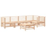  The Living Store Vrtna sedežna garnitura 6-delna trdna borovina - Vrtna Sedežna Garnitura, (21459980) | Shoptok.si