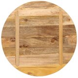 Stolna ploča Ø 70x3,8 cm okrugla od masivnog grubog drva manga | shoptok.hr