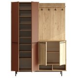 Hanah home Set za hodnik OS1-SK, 147,4x35,5x195,6 cm, Smeđa | Eponuda.ba