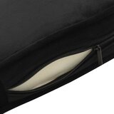 SOFA za pse crna 60 x 43 x 30 cm od pliša i umjetne kože | shoptok.hr