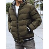 DStreet Dwustronna kurtka męska zimowa zielona | Shoptok.si