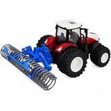  Remote Controlled Tractor with Roller RC Lights Red 1:24 | Shoptok.si