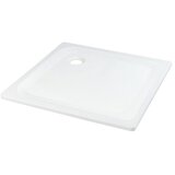 Sanicomfort Tuš kad (Do x Š: 80 x 80 cm, Jeklo, Bela, Premer odtočne odprtine: 90 mm) | Shoptok.si