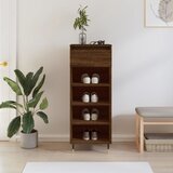 The Living Store Omarica za čevlje rjav hrast 40x36x105 cm inženirski les - Omarica Za Čevlje, (21485756) Cene