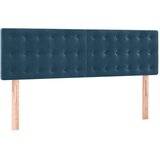  Krevet s oprugama i madracem tamnoplavi 140x200 cm baršunasti | shoptok.hr