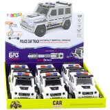  Policijski terenski auto za igru koji se rasklapa - bijeli | Shoptok.si