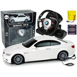  Licencirani auto na daljinsko upravljanje BMW M3 2.4G 1:18 - bijeli | Shoptok.si
