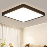 Nettlife LED kopalniška stropna svetilka 23W ravna svetilka črna 23cm toplo bela svetilka IP44 vodoodporna kuhinjska svetilka za kuhinjo, (22111251) | Shoptok.si