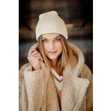 Fasardi Lady's cap with fold-out light beige color | ePonuda.com