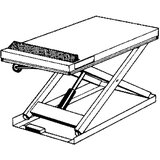 Edmolift Kompaktna dvižna miza, nosilnost 4000 kg, plošča DxŠ 2200 x 1200 mm, uporabni dvig 1500 mm | Shoptok.si