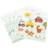 Homéa Prtički v kompletu 20 ks 33x33 cm Farm Animals – u