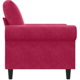  Fotelja crvena boja vina 60 cm baršunasta | shoptok.hr