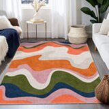 Mila Home Oranžen pralen tekač 80x200 cm Squiggly Orange – | Shoptok.si
