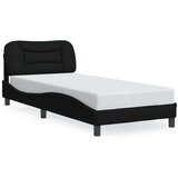  Okvir za krevet bez madraca Hvar crni 90x190cm od tkanine | shoptok.hr