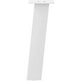  Noge za klubsko mizico 4 kosi bele 42 cm jeklo | Shoptok.si
