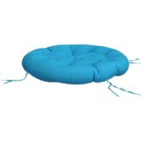  Okrugli jastuk svjetloplavi Ø 100 x 11 cm od tkanine Oxford | shoptok.hr